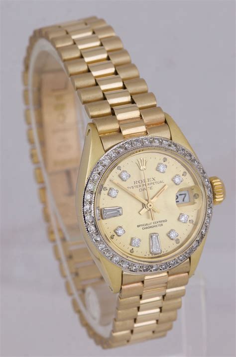 ladies rolex president|rolex 26mm diamond bezel.